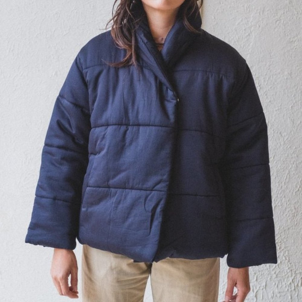 NWT Micaela Greg Puffer Coat Size Small / Black